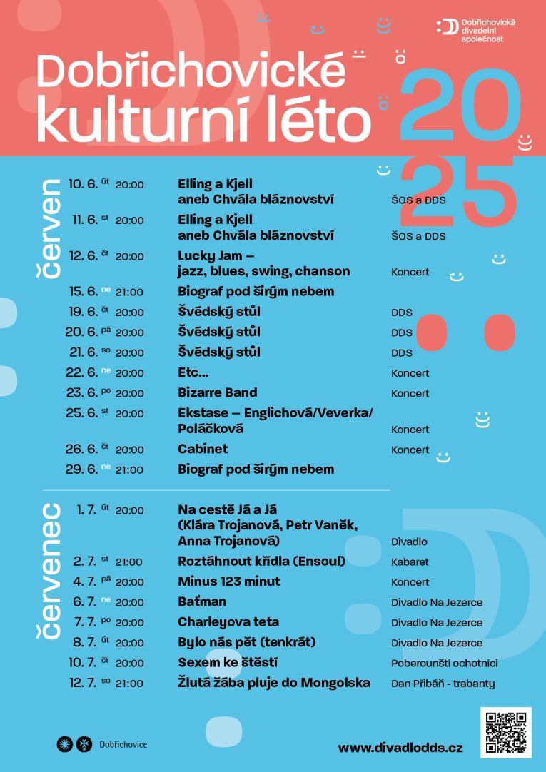 Dobřichovické kulturní léto program 